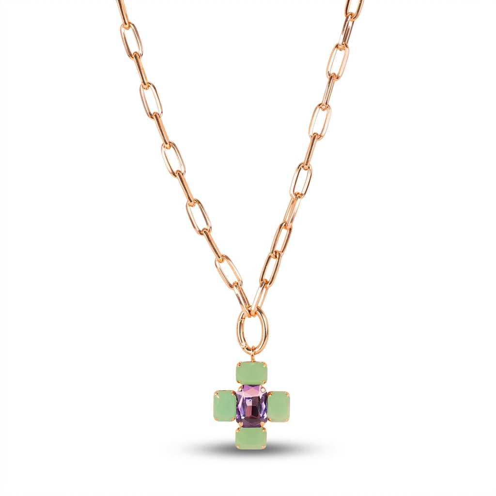 COLLANA LUNGA CON CROCE GRANDE