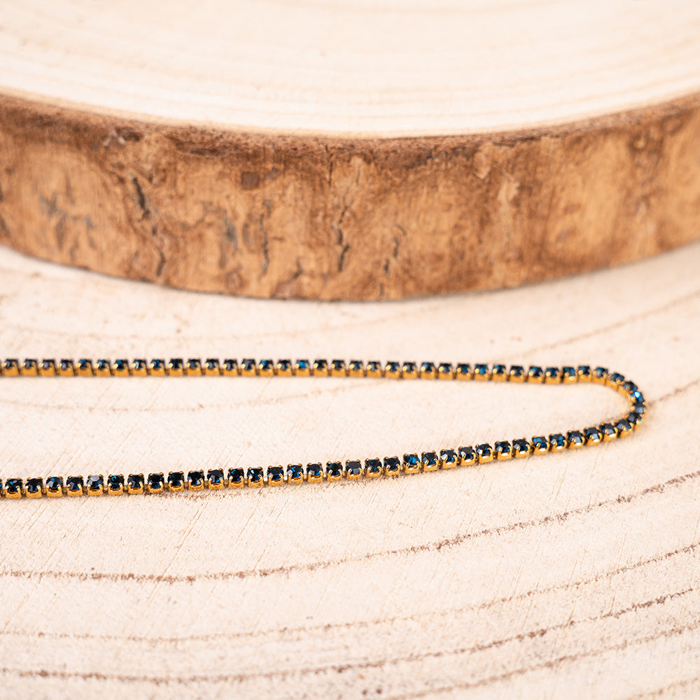 COLORFUL TENNIS MODEL CHOKER NECKLACE