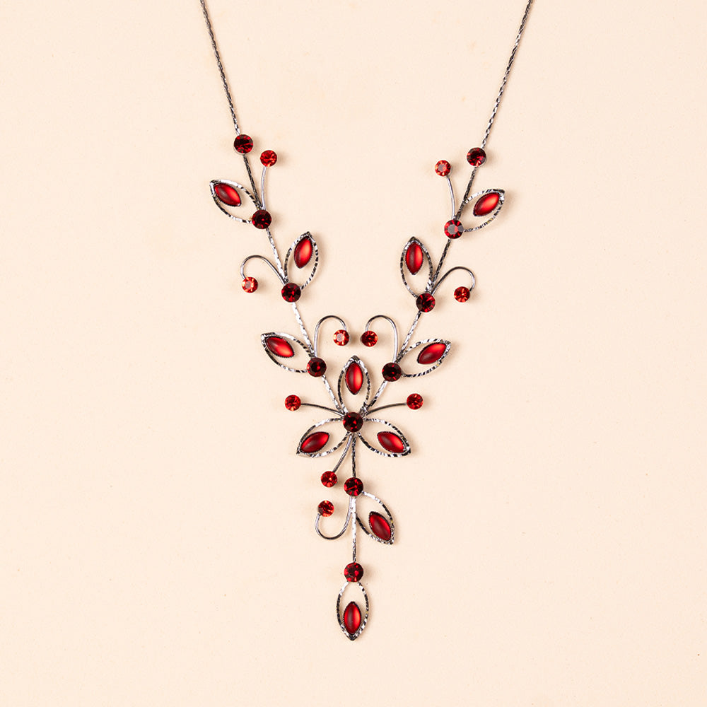 NECKLACE WITH GRADATION BRANCHES