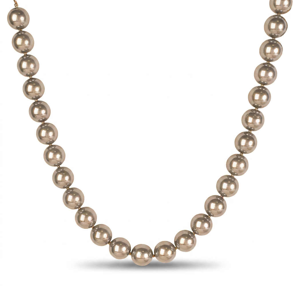 MEDIUM OVAL PEARL CHOKER NECKLACE
