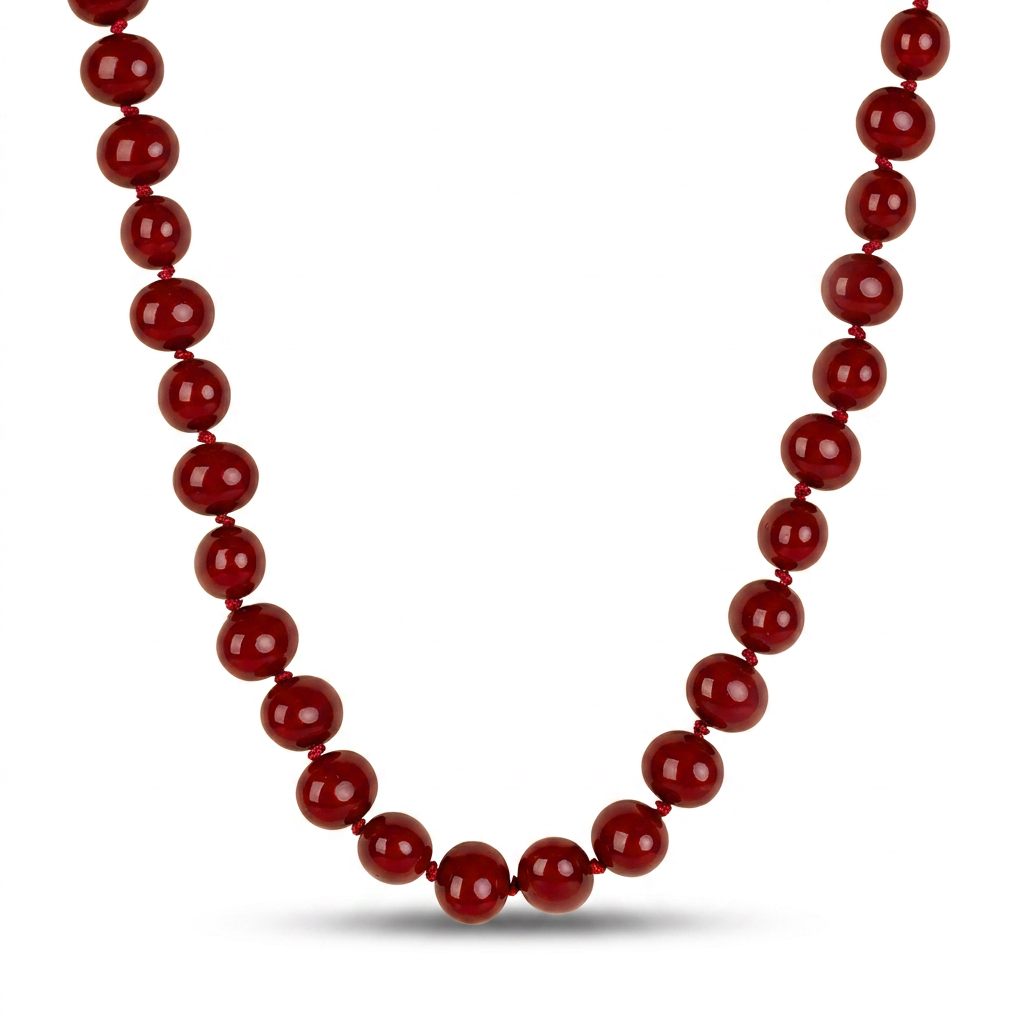 COLLANA GIROCOLLO CON PERLE OVALI MEDIE