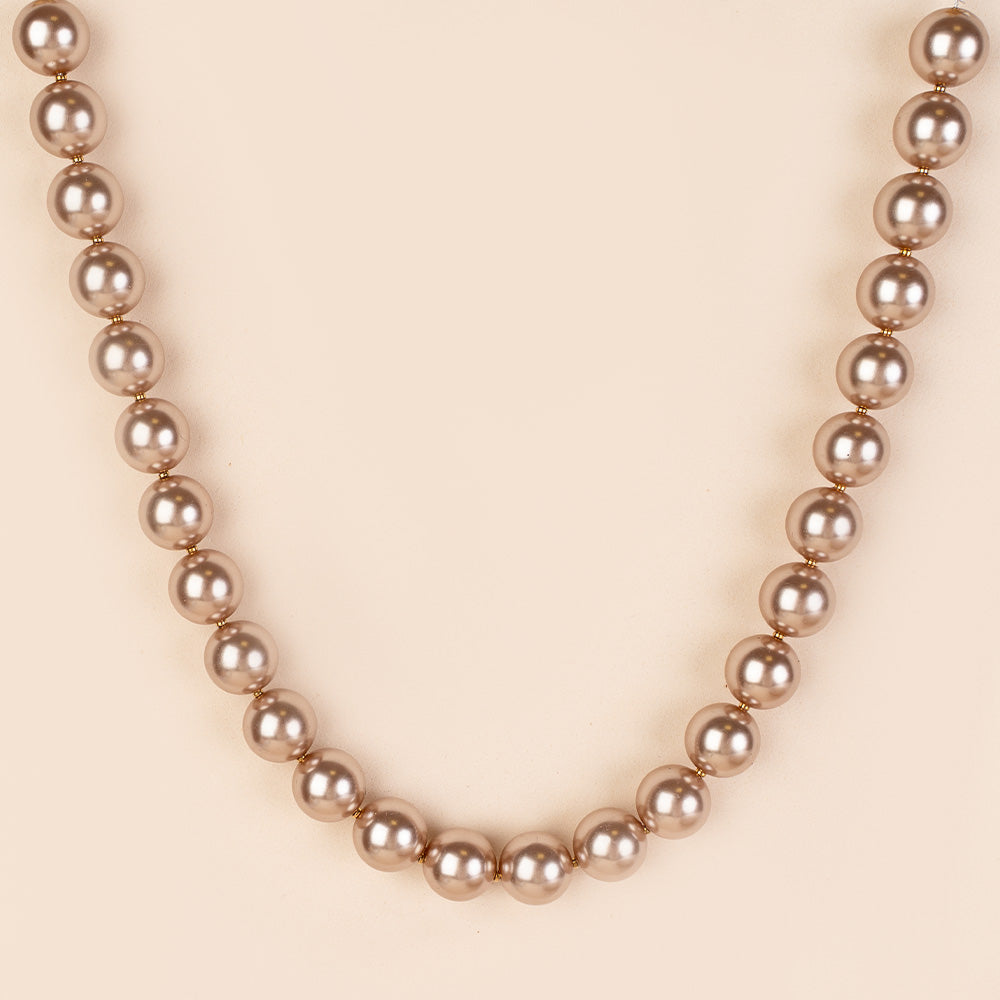 COLLANA GIROCOLLO CON PERLE SPECCHIATE LUCIDE