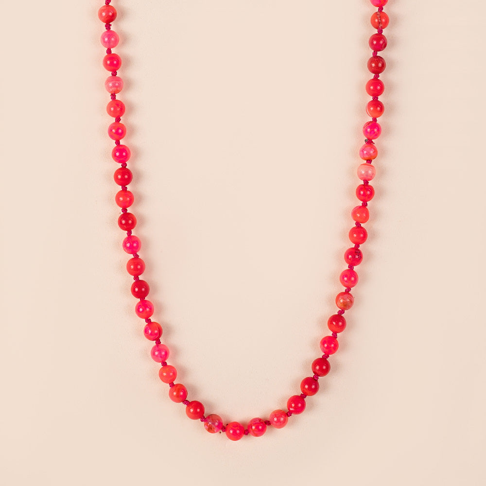 COLLANA LUNGA IN PIETRE COLORATE