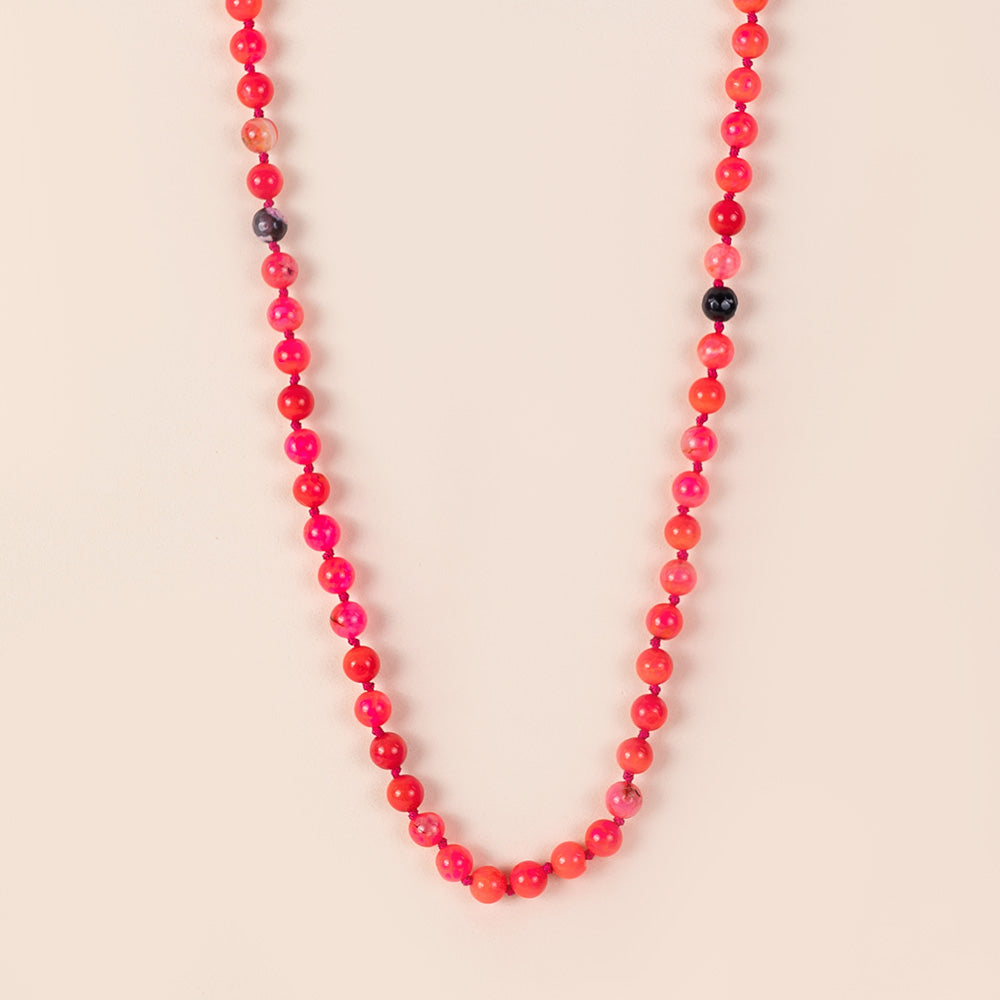 COLLANA LUNGA IN PIETRE COLORATE