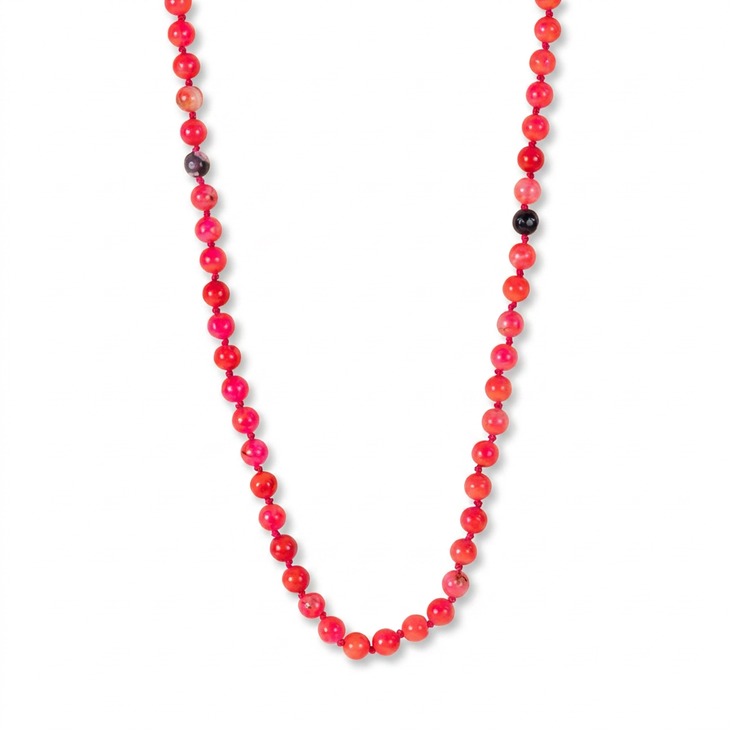 COLLANA LUNGA IN PIETRE COLORATE