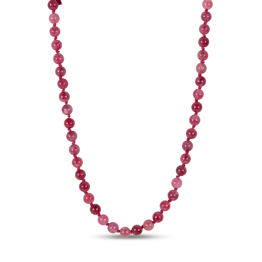 LONG COLORED STONES NECKLACE
