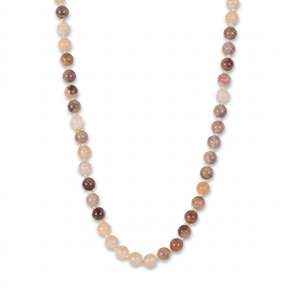 LONG COLORED STONES NECKLACE