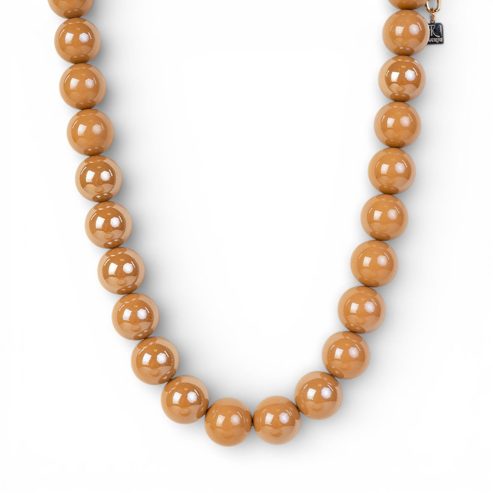 COLLANA GIROCOLLO CON SFERE COLORATE