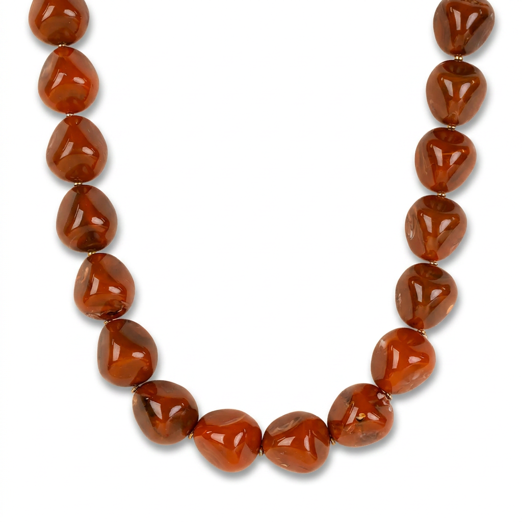 COLLANA GIROCOLLO CON PIETRE ASIMMETRICHE COLORATE