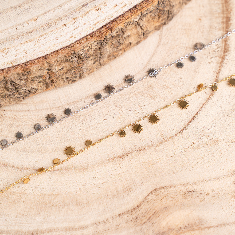 COLLANA GIROCOLLO CON MINI SOLE