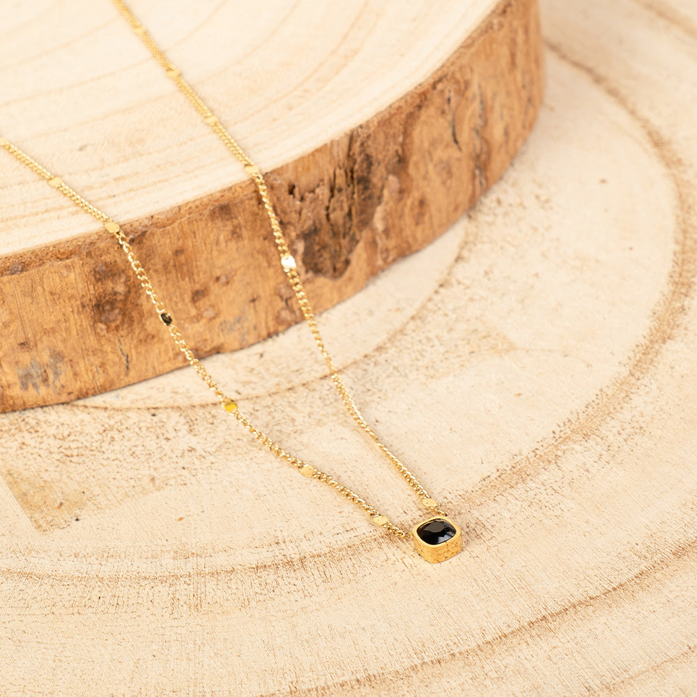 COLLANA GIROCOLLO CON PUNTO LUCE