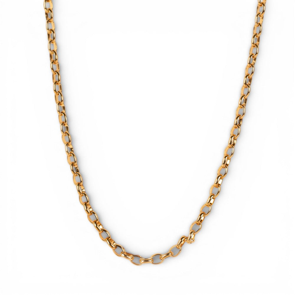 COLLANA A GIROCOLLO CON MAGLIE OVALI