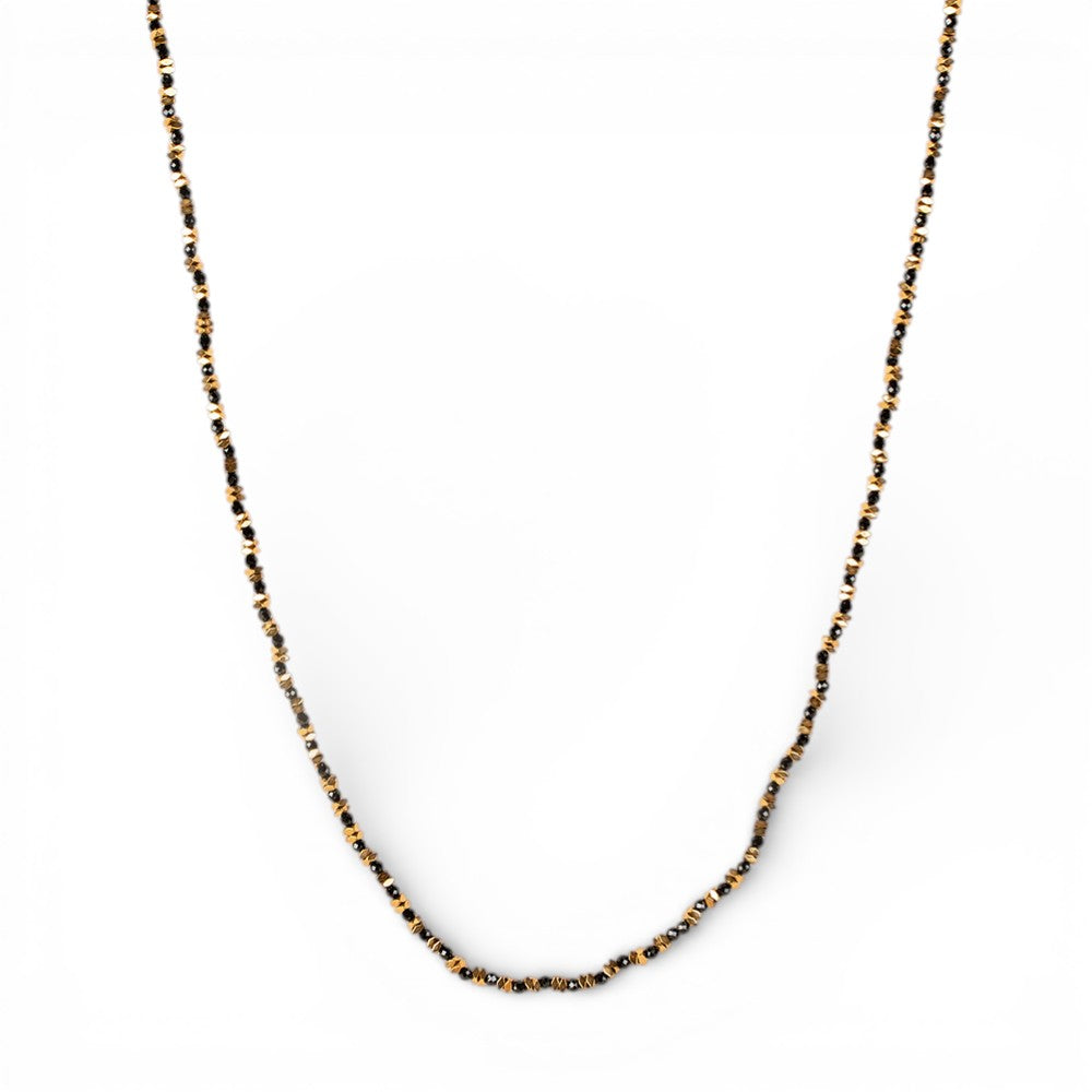 COLLANA GIROCOLLO CON CRISTALLI COLORATI