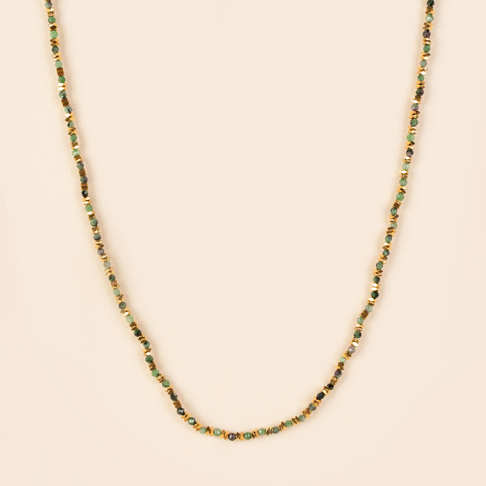 COLLANA GIROCOLLO CON CRISTALLI COLORATI