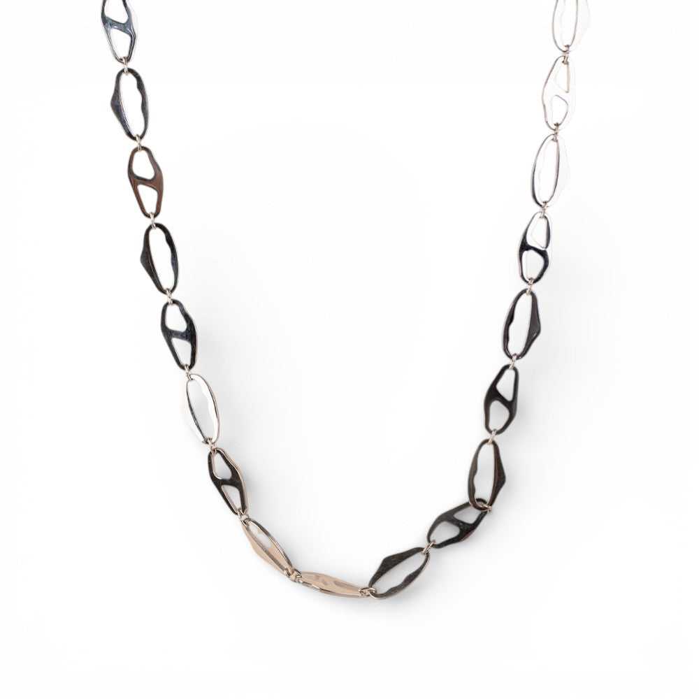 COLLANA A GIROCOLLO CON MAGLIE IRREGOLARI