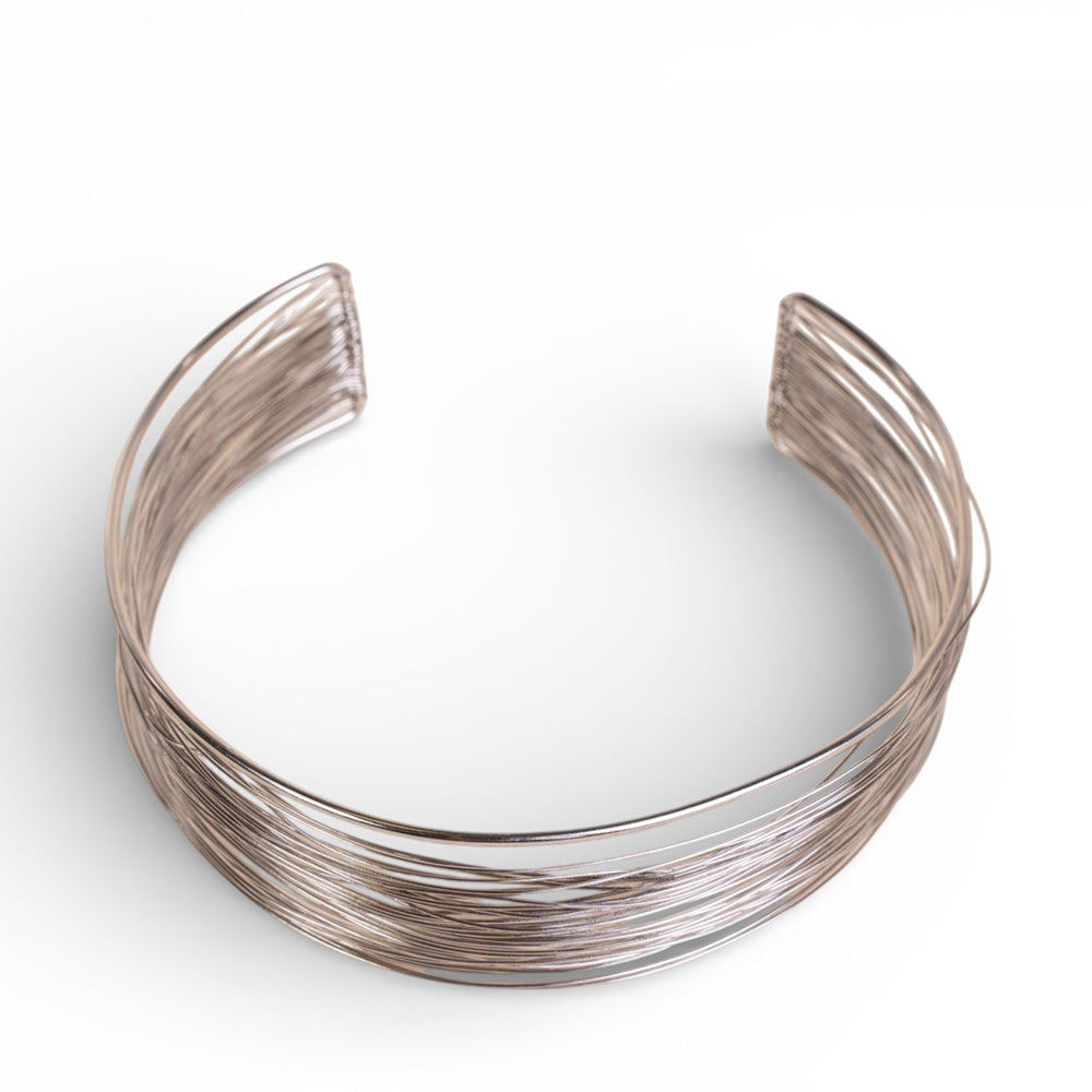 COLLANA RIGIDA MULTIFILO MODELLO CHOCKER