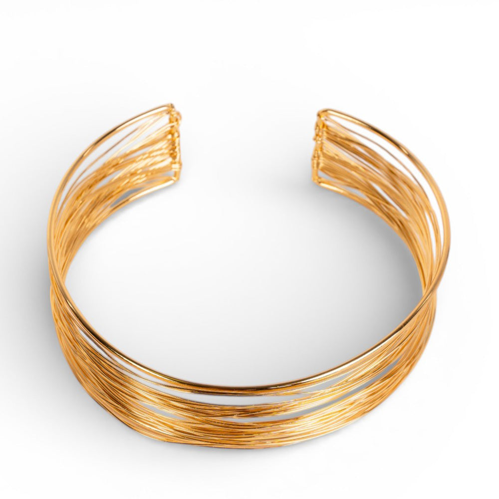 COLLANA RIGIDA MULTIFILO MODELLO CHOCKER