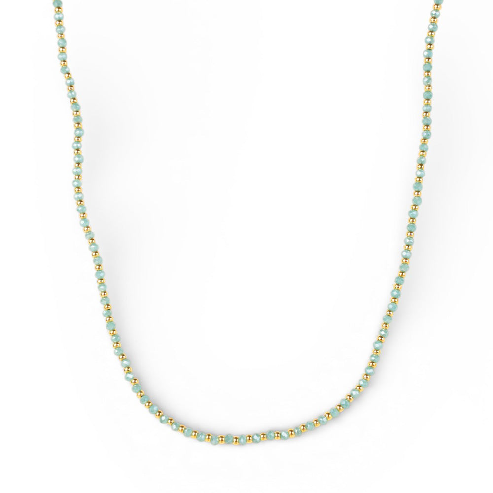 COLLANA GIROCOLLO CON CRISTALLI COLORATI