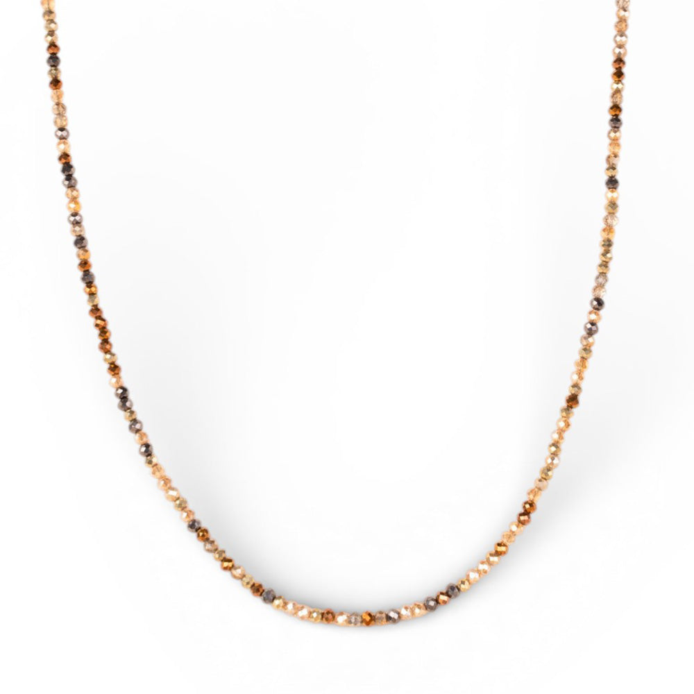 COLLANA GIROCOLLO CON CRISTALLI MULTICOLORE