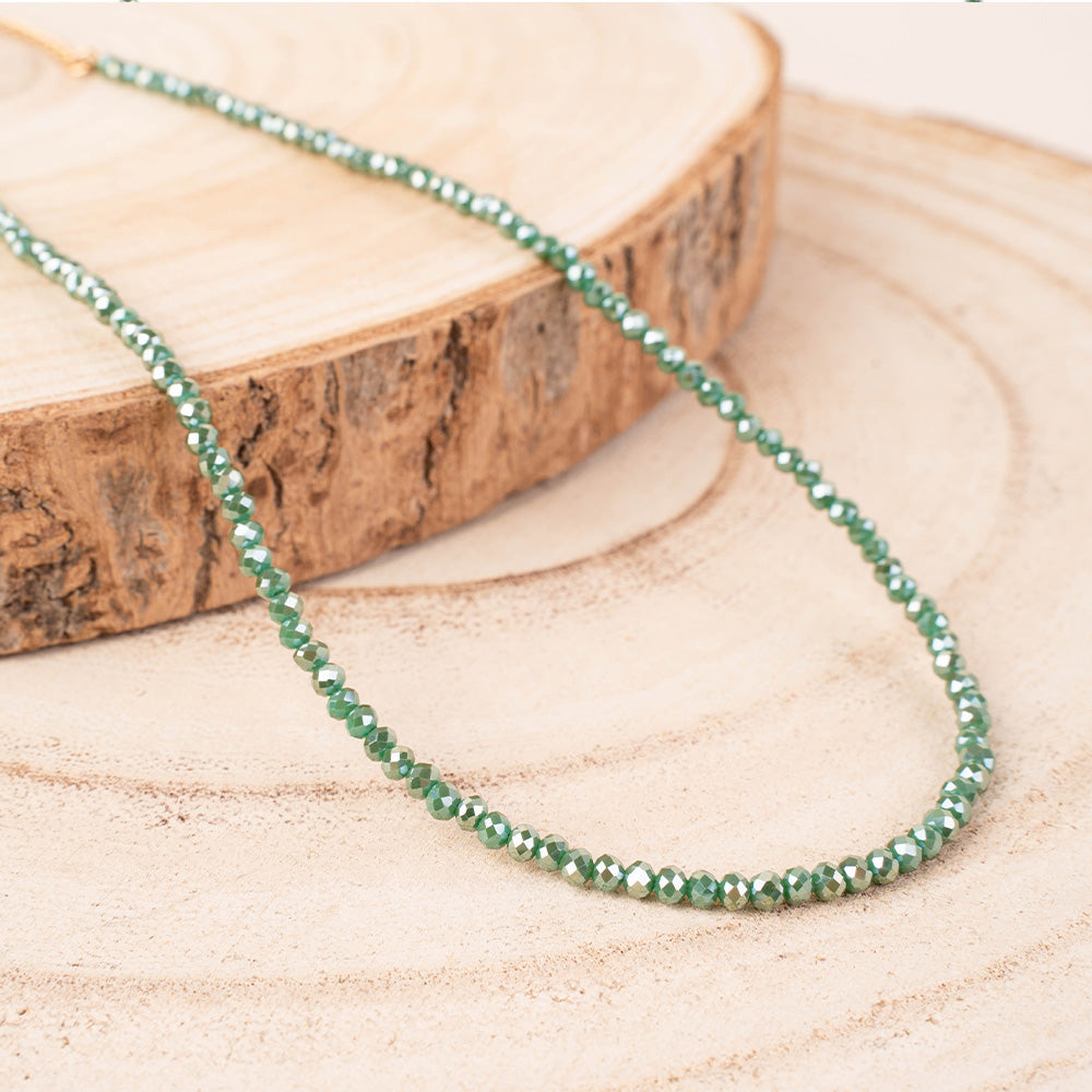 COLLANA GIROCOLLO CON CRISTALLI MULTICOLORE