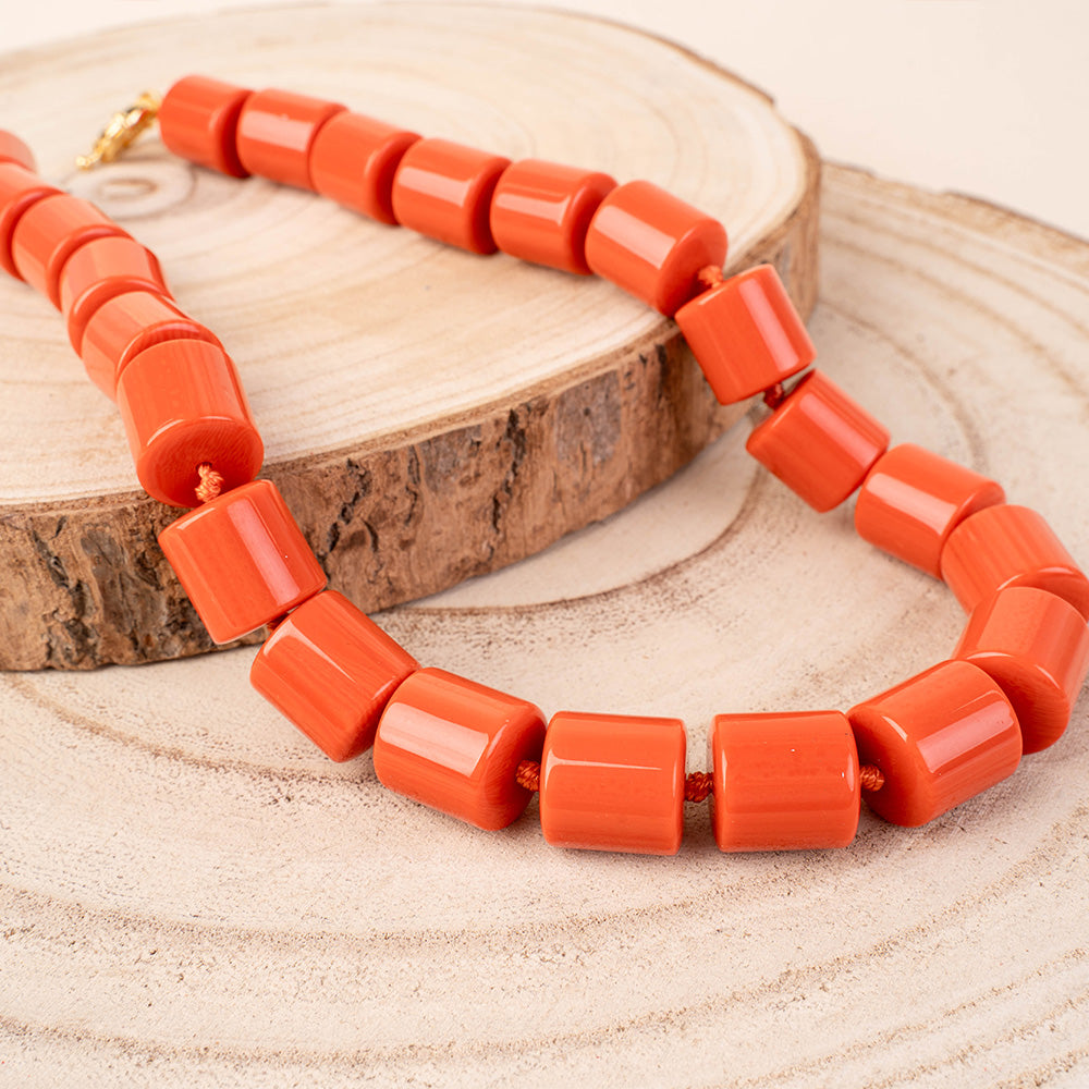 COLLANA GIROCOLLO CON UNITA' A CILINDRO