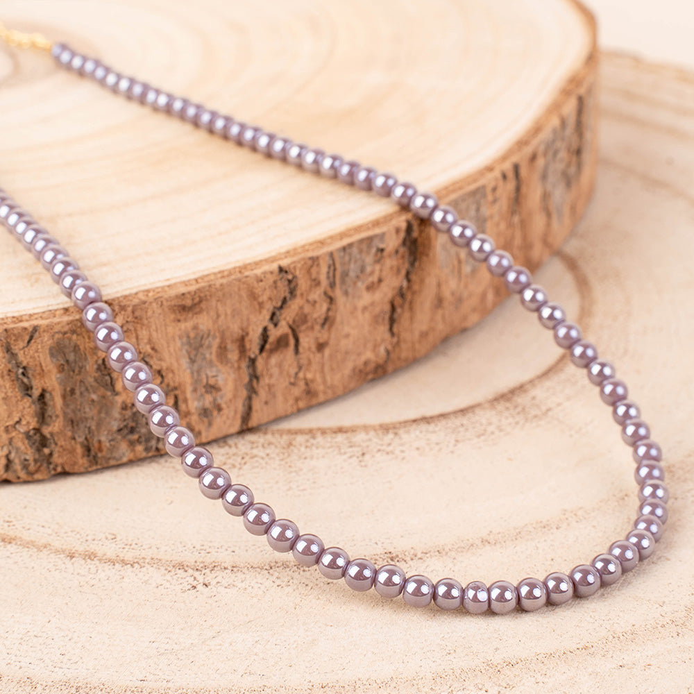 COLLANA GIROCOLLO CON SFERE PICCOLE COLORATE