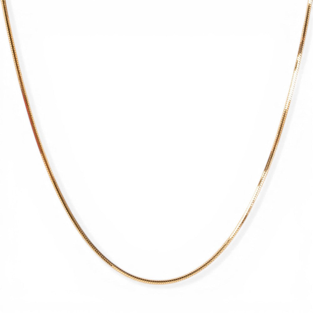 COLLANA BASE SEMPLICE CODA DI TOPO 45 CM