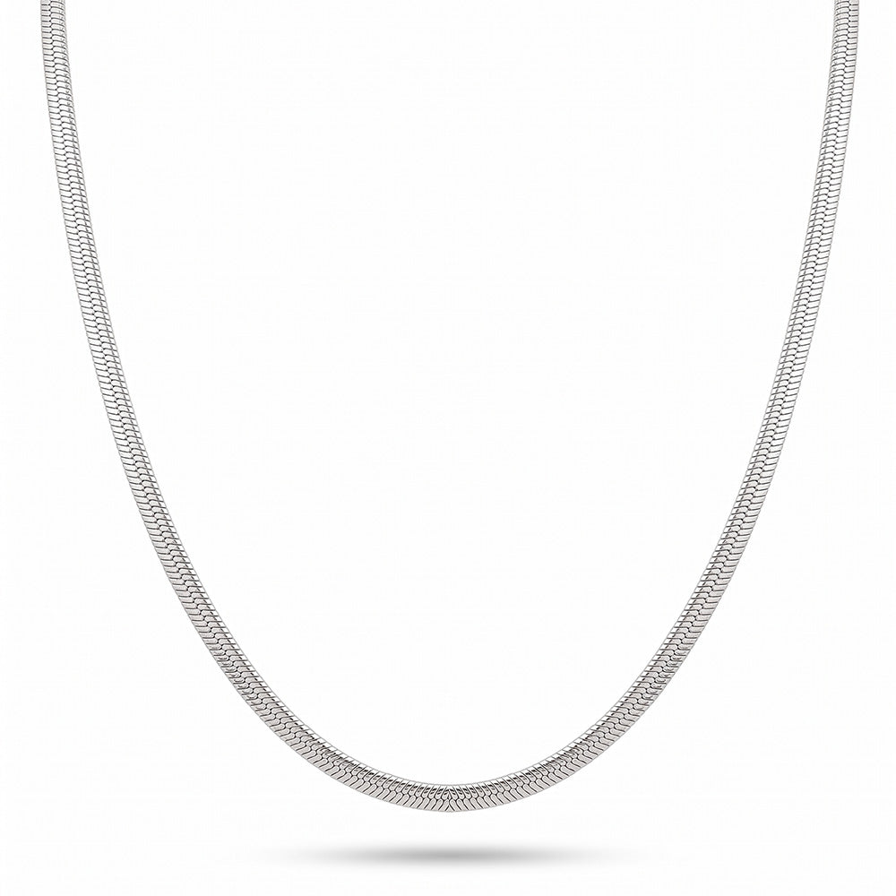 COLLANA A GIROCOLLO BASE MODELLO A CODA DI TOPO SENZA REGOLAZIONE