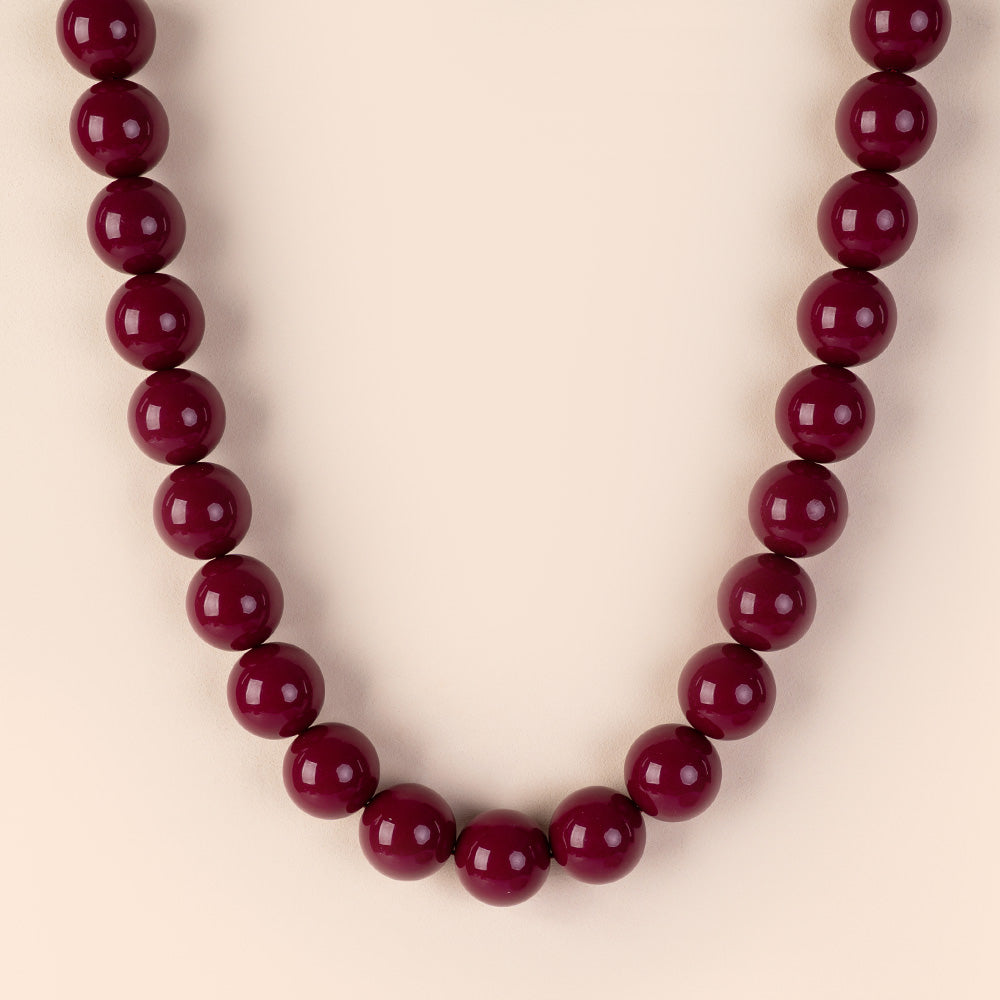COLLANA GIROCOLLO CON SFERE COLORATE