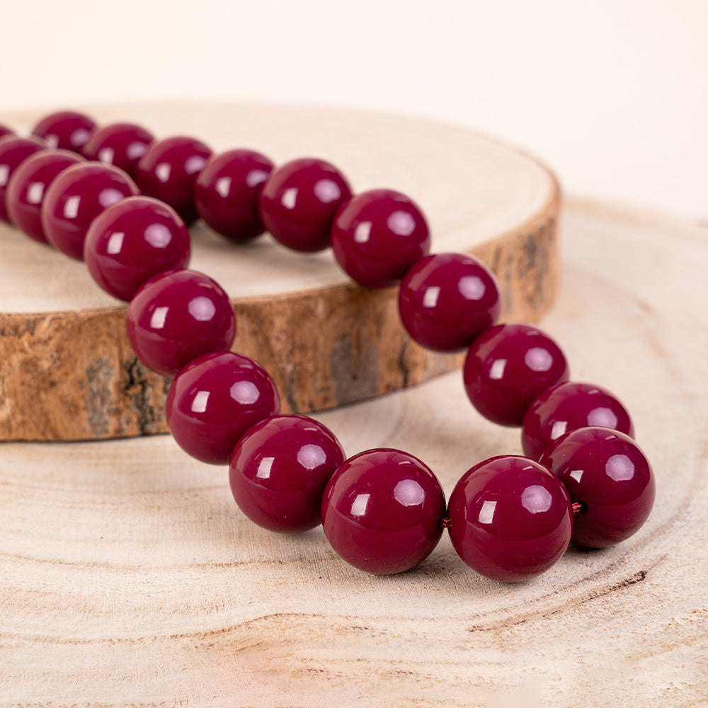 COLLANA GIROCOLLO CON SFERE COLORATE