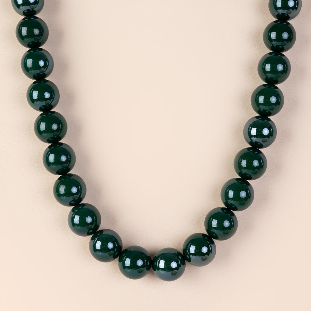 COLLANA GIROCOLLO CON SFERE COLORATE