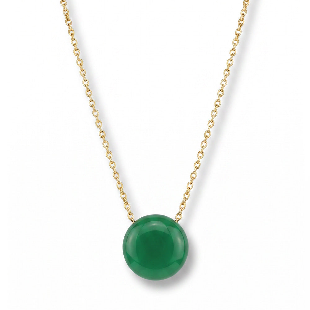 COLLANA GIROCOLLO CON SFERA CENTRALE