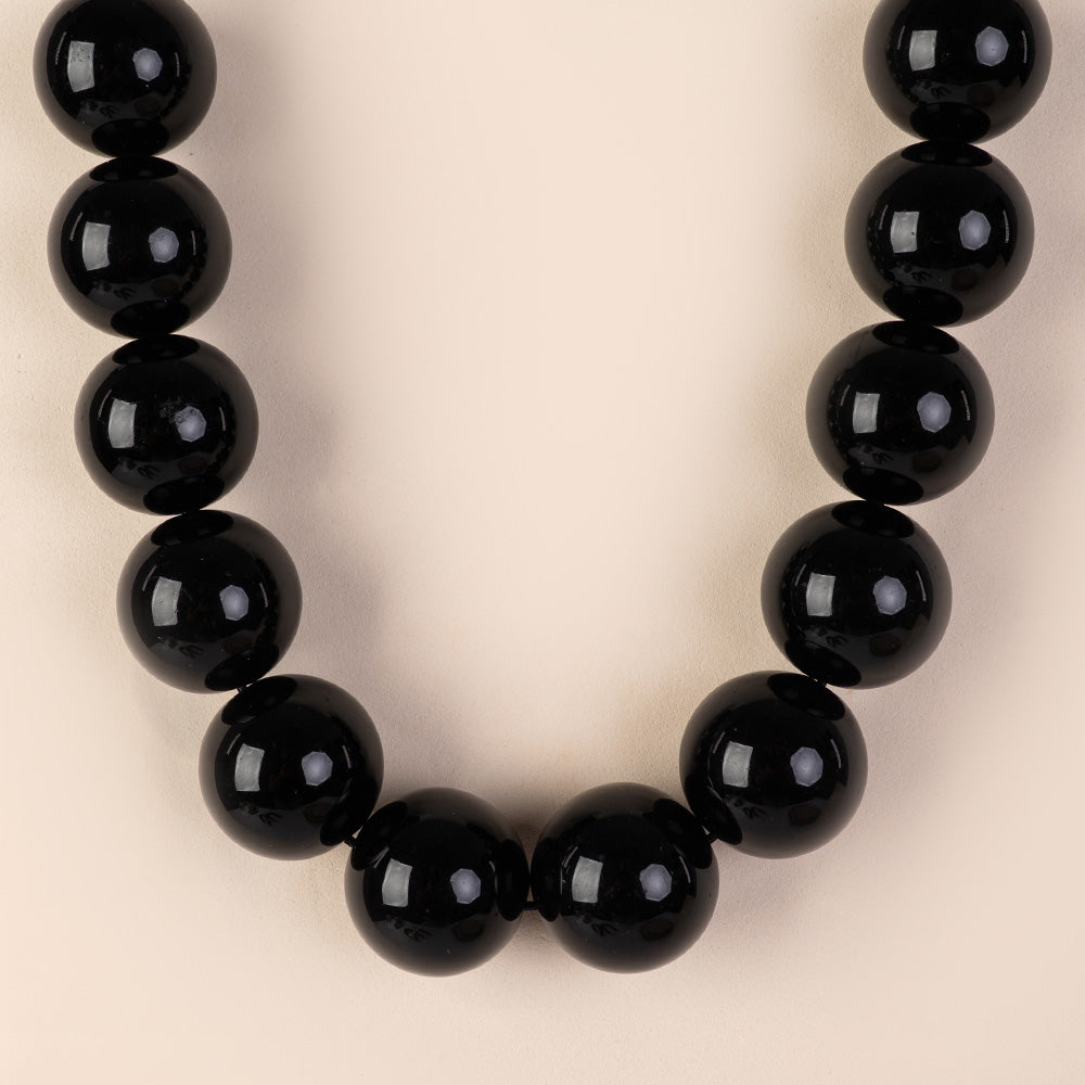 COLLANA GIROCOLLO CON SFERE GRANDI COLORATE