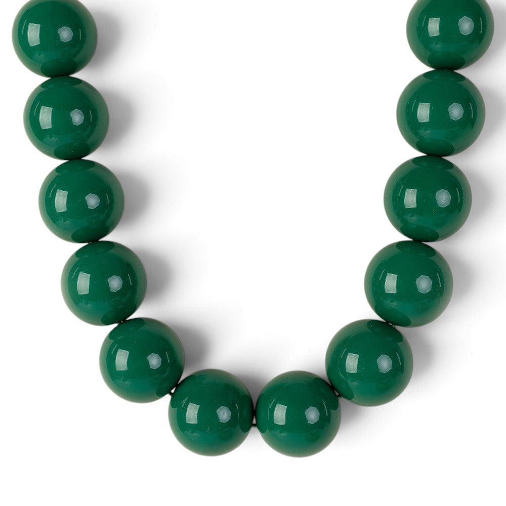 COLLANA GIROCOLLO CON SFERE GRANDI COLORATE