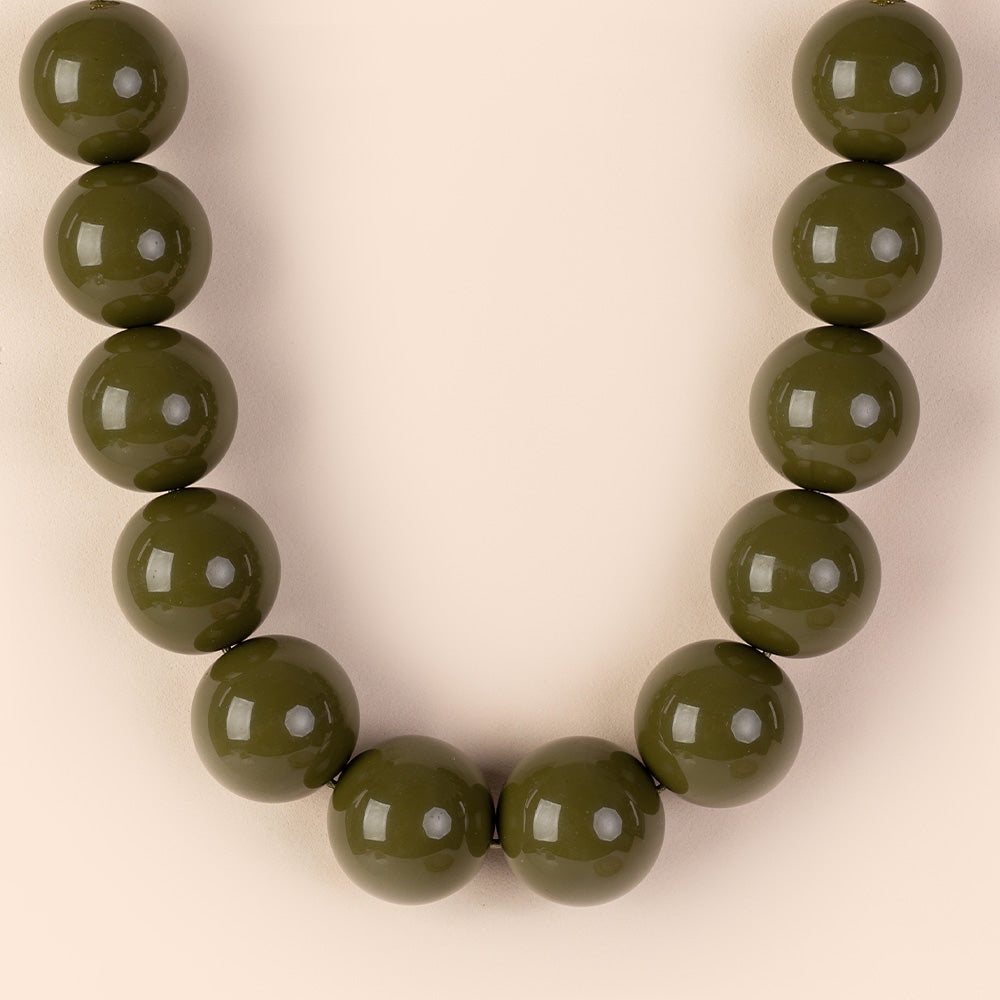 COLLANA GIROCOLLO CON SFERE GRANDI COLORATE