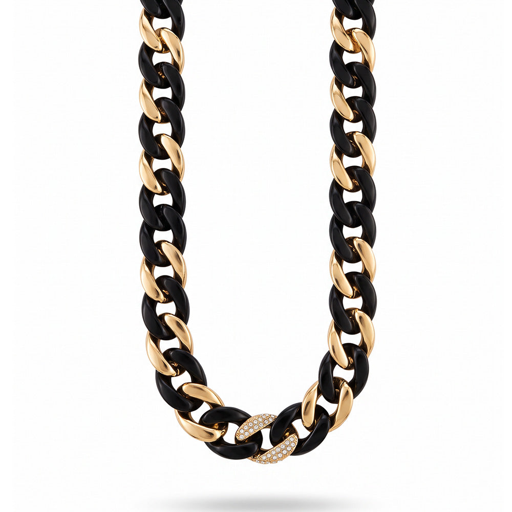 COLLANA A MAGLIA RITORTA E ALTERNATA