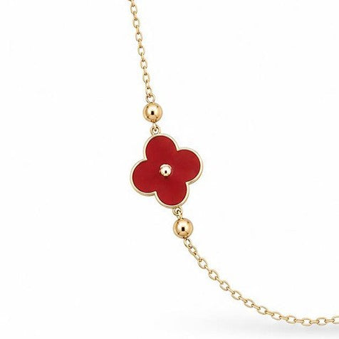 COLLANA LUNGA CON FIORI E STRASS