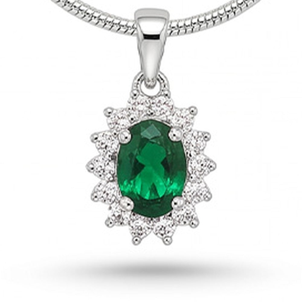 COLLANA A GIROCOLLO BASE A TUBO CON PUNTO LUCE OVALE E STRASS