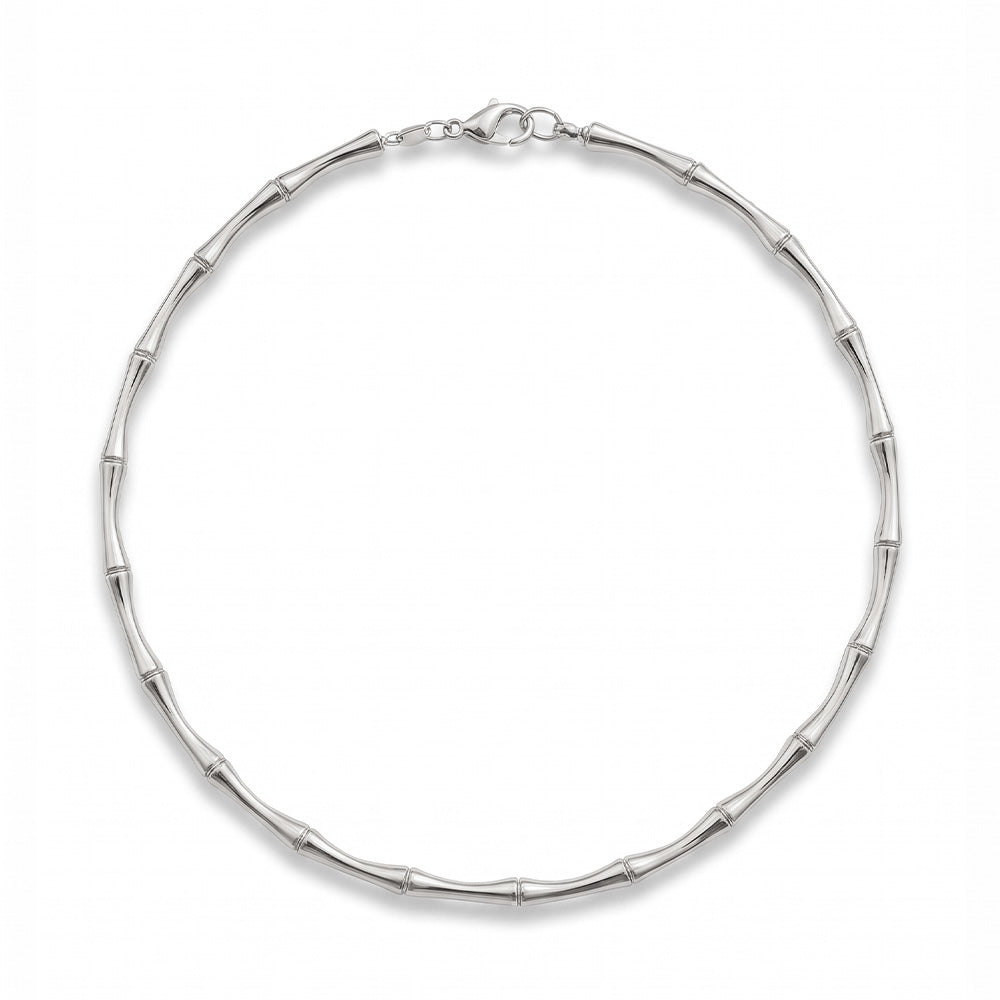 COLLANA RIGIDA FINA EFFETTO BAMBOO