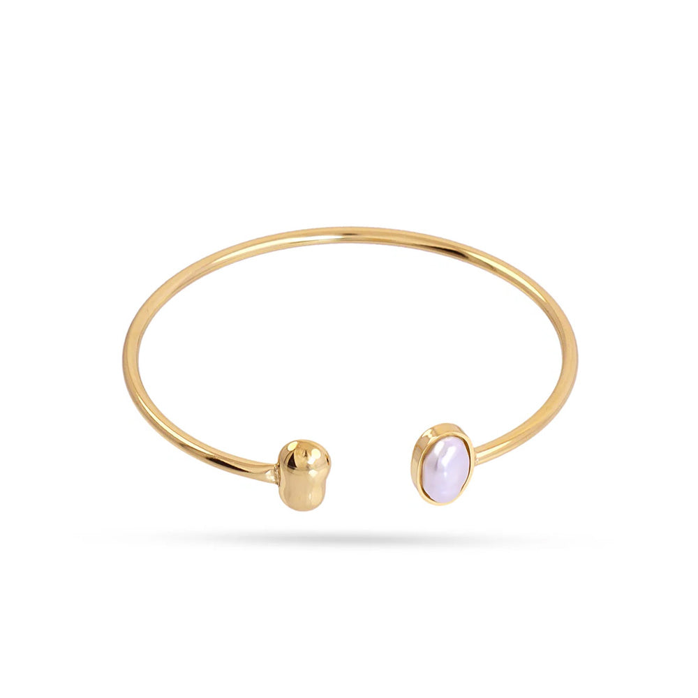 BRACCIALE RIGIDO CON PERLA