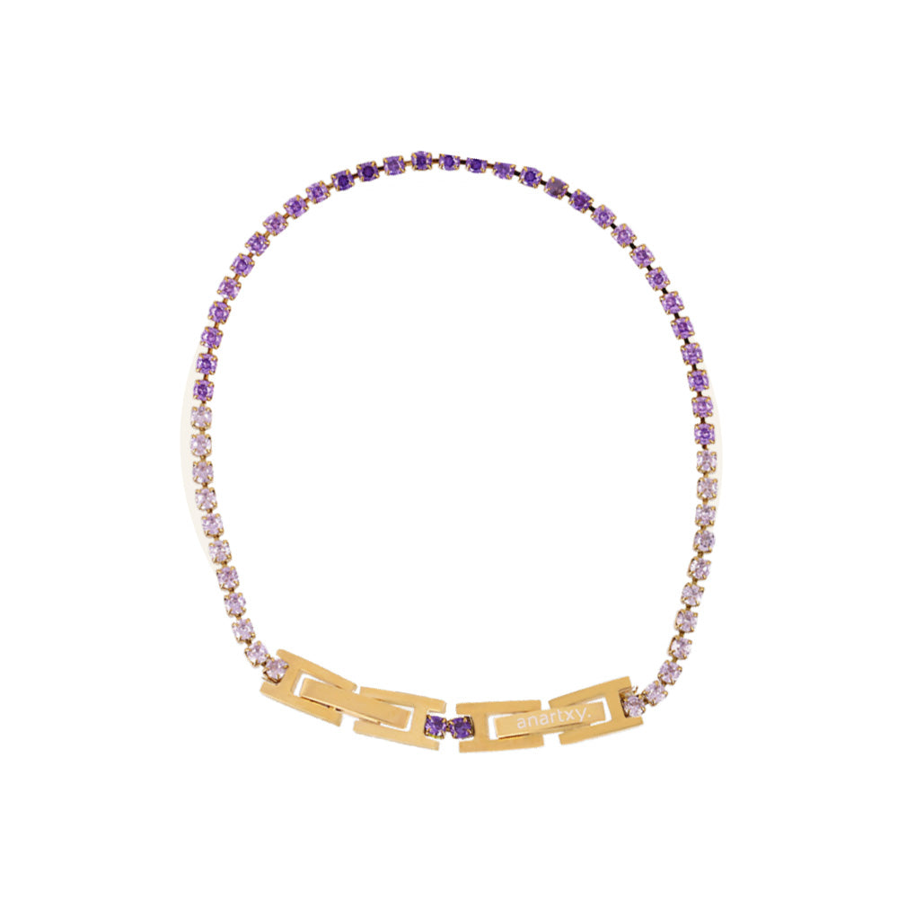 BRACCIALE SIMIL TENNIS CON ZIRCONI CON SFUMATURA