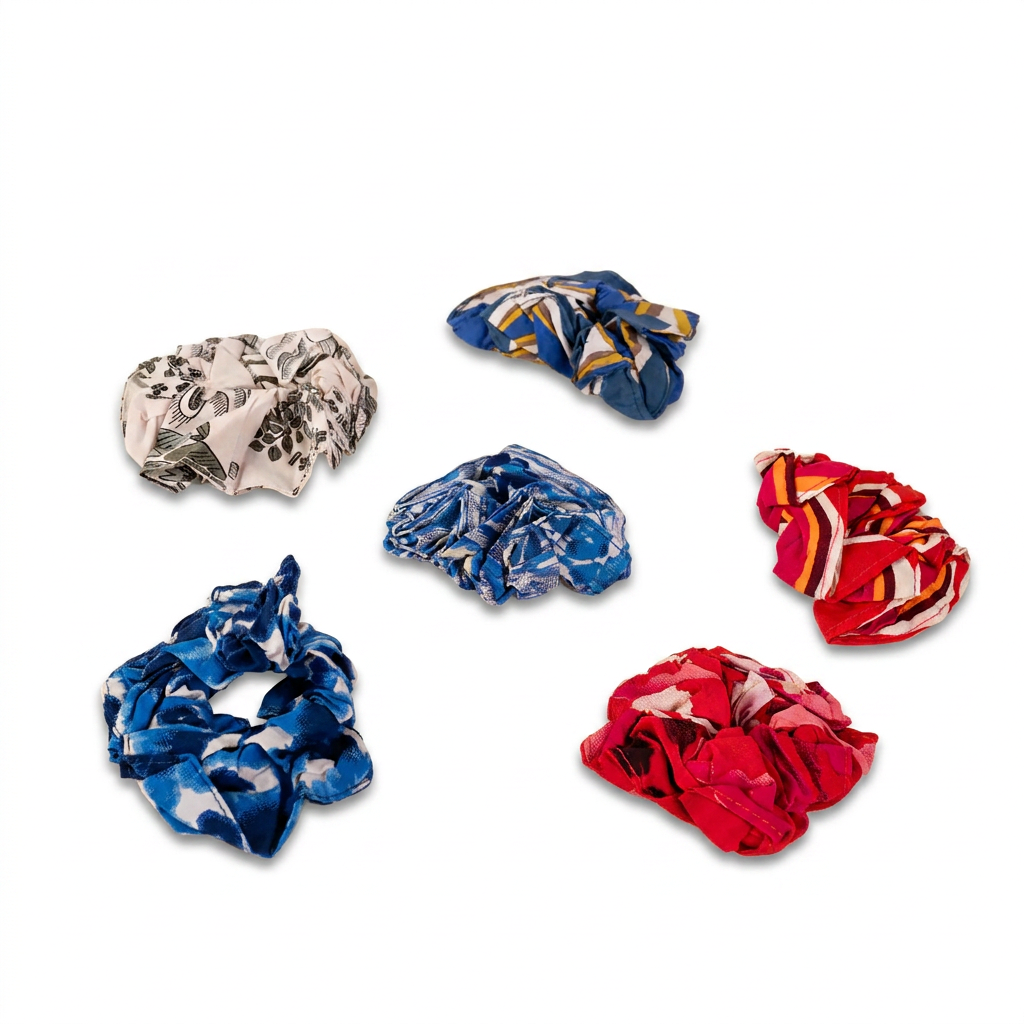 ELASTIC SCRUNCHIE WITH PATTERN