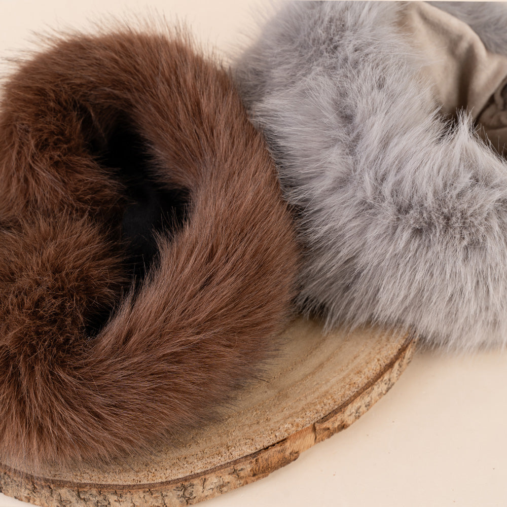FASCIA PER CAPELLI STILE CAPPELLO RUSSO IN ECOPELLICCIA