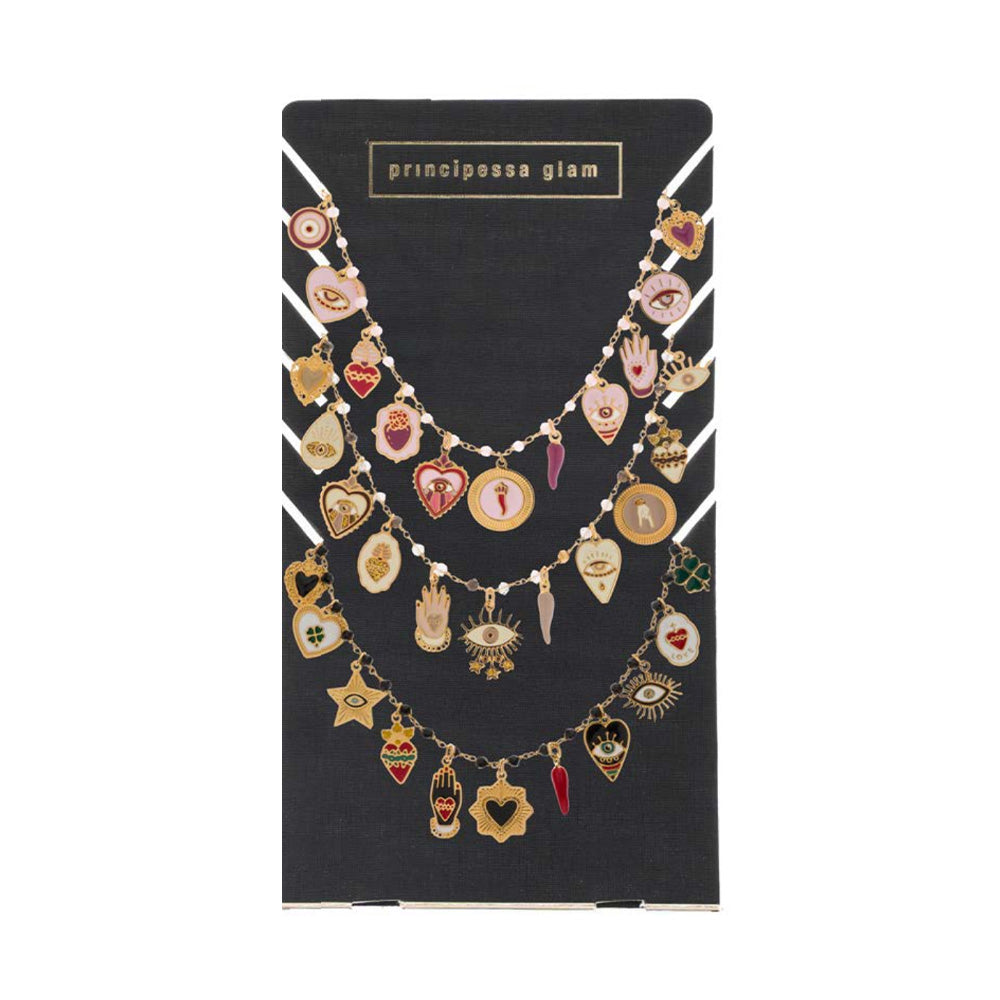 COLLANA LUNGA CON CIONDOLI MAGIC
