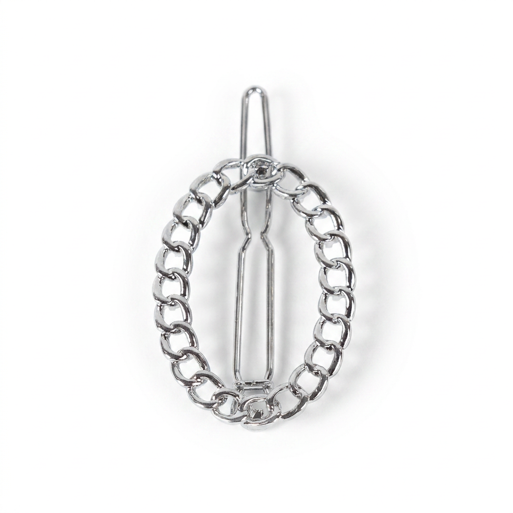 OVAL FRAME LOCKING CLIP CHAIN ​​MODEL