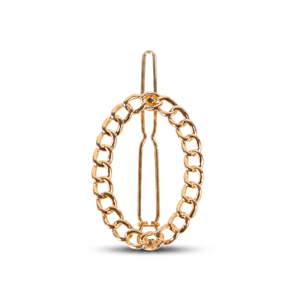 OVAL FRAME LOCKING CLIP CHAIN ​​MODEL