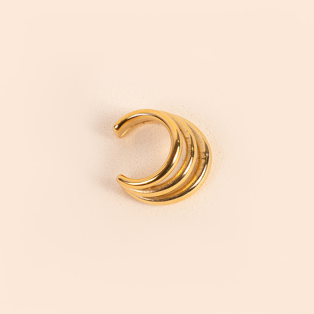 ORECCHINO EARCUFF CON TRE DISCHI DI AMPIEZZE DIVERSE