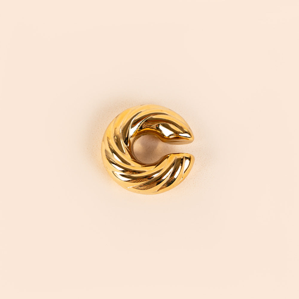 ORECCHINO FINTO  EARCUFF RIGATO
