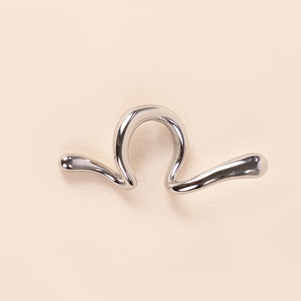 ORECCHINO EARCUFF CON  LINEARE ONDULATO