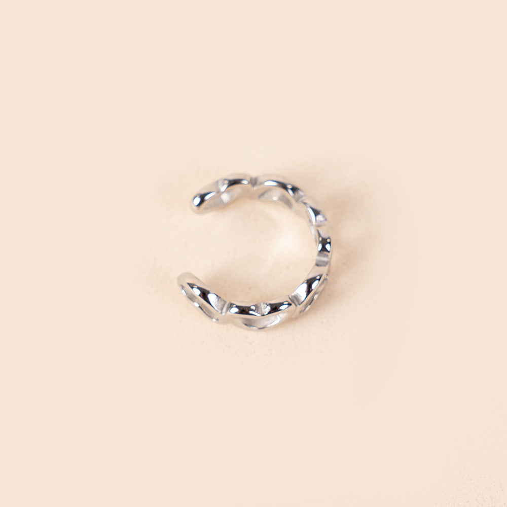 ORECCHINO EARCUFF CON CUORI VUOTI